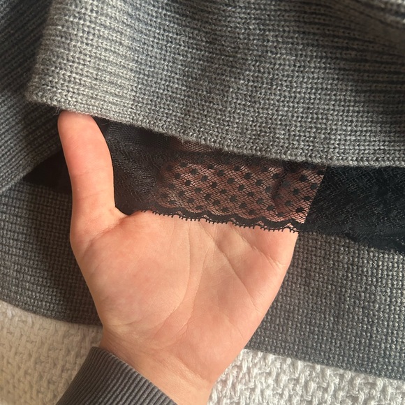 Red Valentino. Knit Drop Waist Dress - Picture 2 of 6